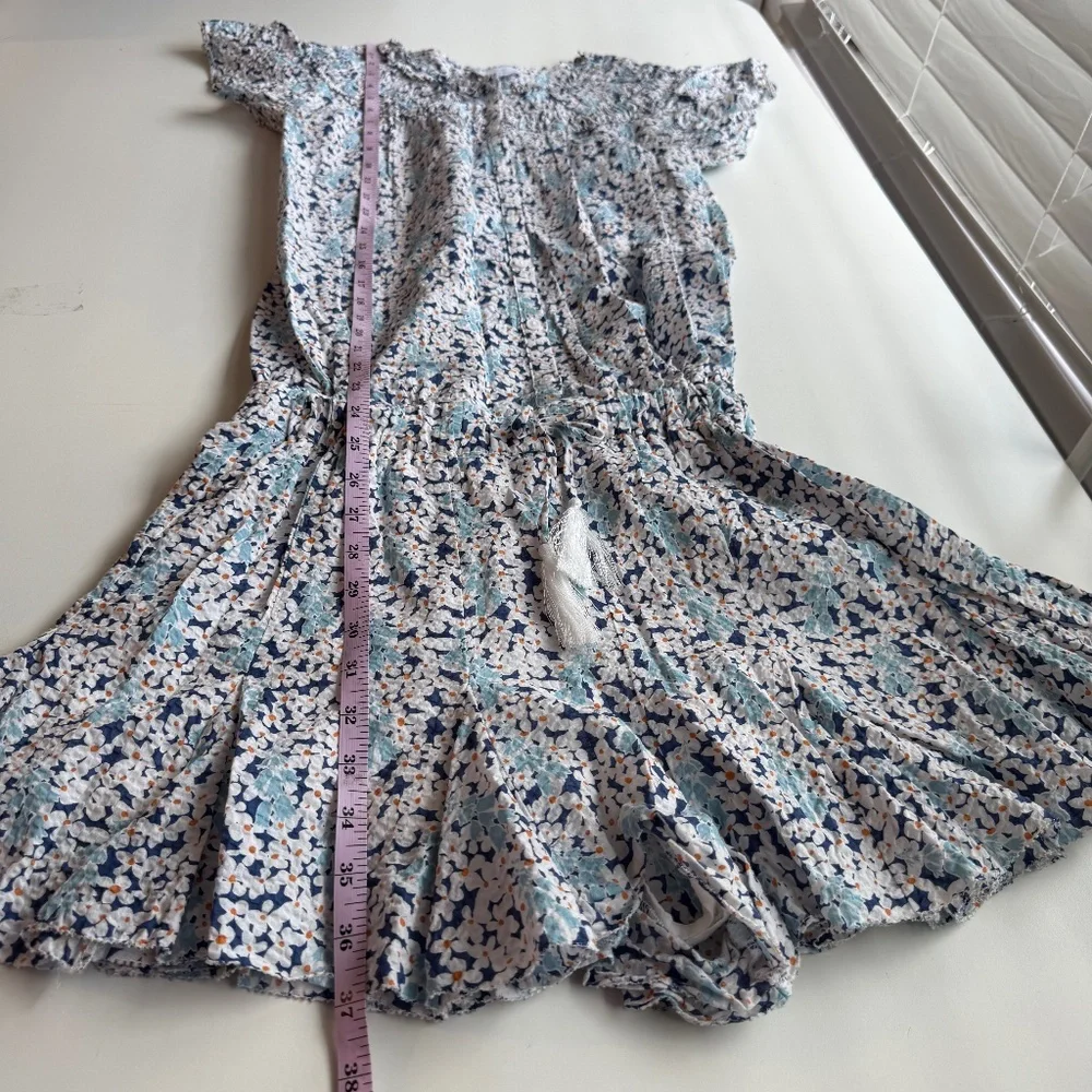 *We Are Sundays Womens Indigo Blue Floral Harley Romper Small - Picture 7 of 14